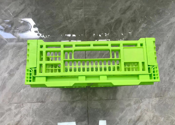 Caisses en plastique d'OEM Mesh Structure Fruit And Vegetable pour la distribution