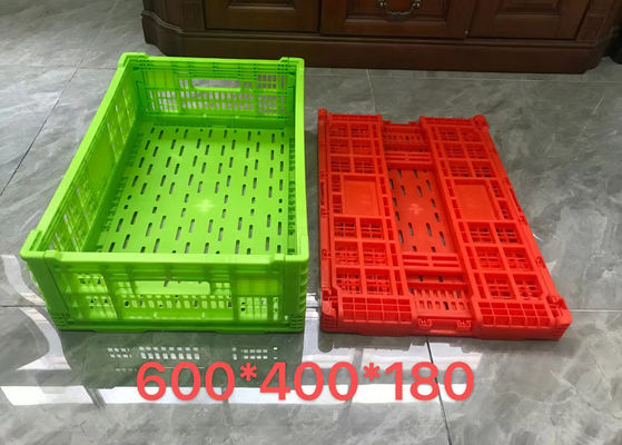 Caisse en plastique de panier de transport de légume fruit de stockage pour le supermarché