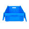Attached Lids Virgin PP Small Collapsible Plastic Crates Light Duty