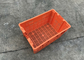 Vented Nestable Plastic Stacking Crates For Fruit Mesh Structure 120mm Height
