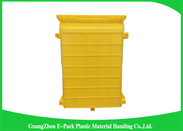 Matériel de empilement facile de PE de stockage de pièces de rechange de poubelles de stockage d'entrepôt de taille standard