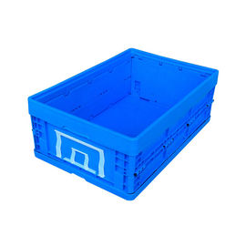 Récipients en plastique pliants bleus stables/caisses en plastique se pliantes