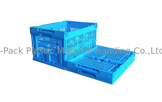 Caisses en plastique 400*300mm bleues de petite taille de fruits et légumes